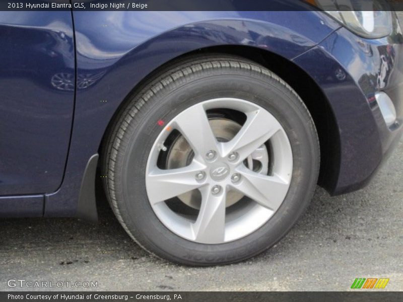 Indigo Night / Beige 2013 Hyundai Elantra GLS