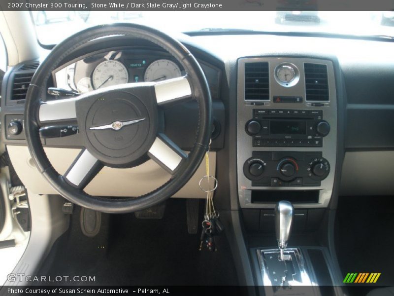 Stone White / Dark Slate Gray/Light Graystone 2007 Chrysler 300 Touring