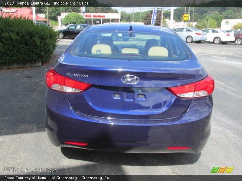 Indigo Night / Beige 2013 Hyundai Elantra GLS