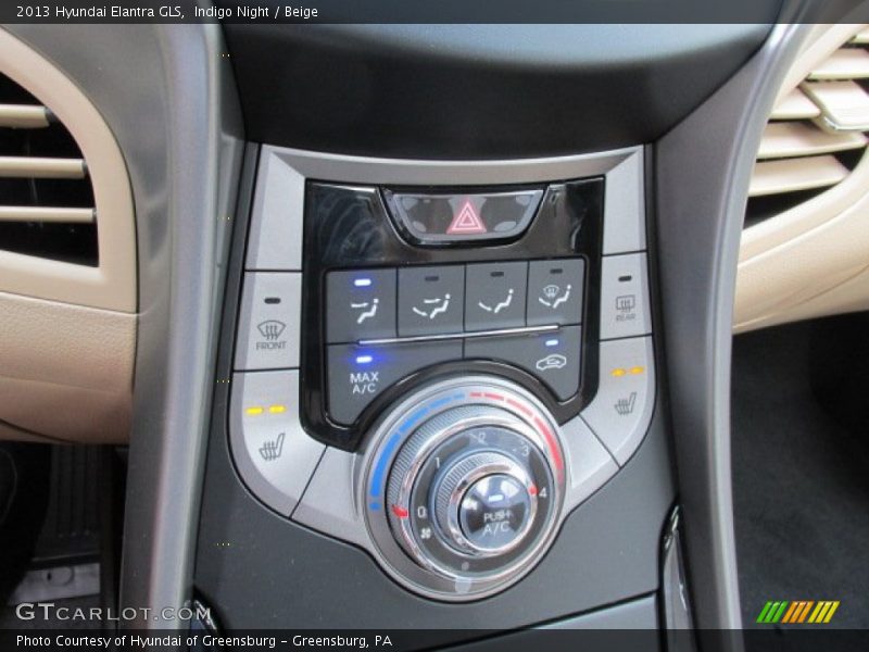 Indigo Night / Beige 2013 Hyundai Elantra GLS