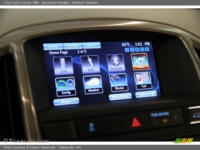 Quicksilver Metallic / Medium Titanium 2013 Buick Verano FWD