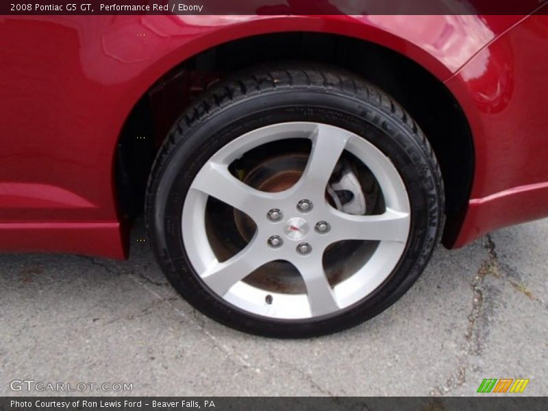 Performance Red / Ebony 2008 Pontiac G5 GT