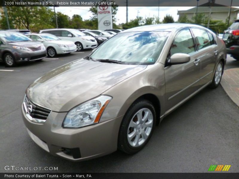 Pebble Beach Metallic / Cafe Latte 2008 Nissan Maxima 3.5 SL