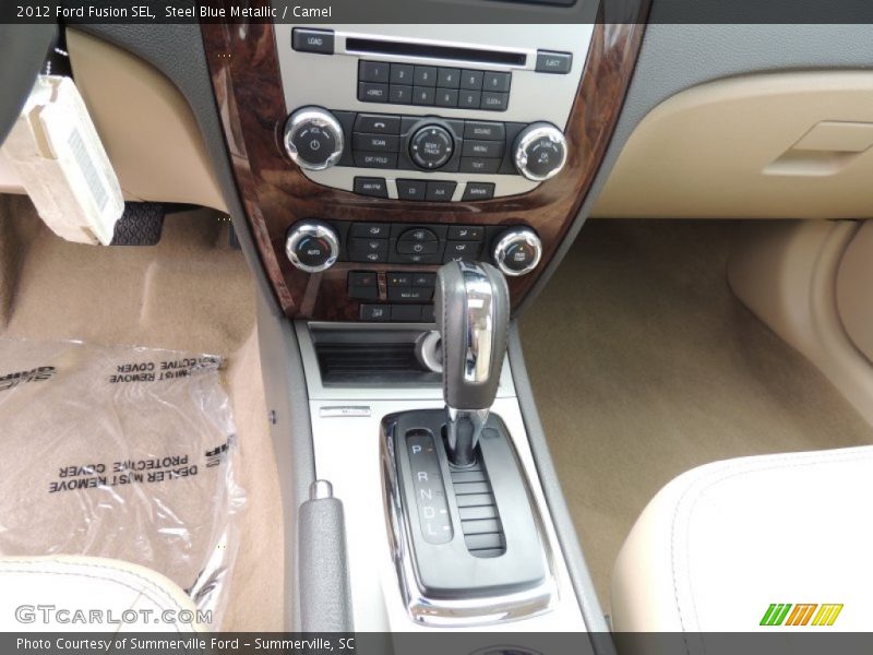 Steel Blue Metallic / Camel 2012 Ford Fusion SEL
