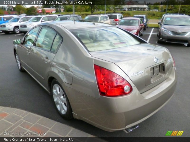 Pebble Beach Metallic / Cafe Latte 2008 Nissan Maxima 3.5 SL