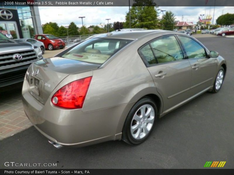 Pebble Beach Metallic / Cafe Latte 2008 Nissan Maxima 3.5 SL