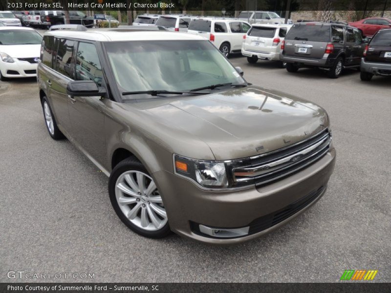 Mineral Gray Metallic / Charcoal Black 2013 Ford Flex SEL