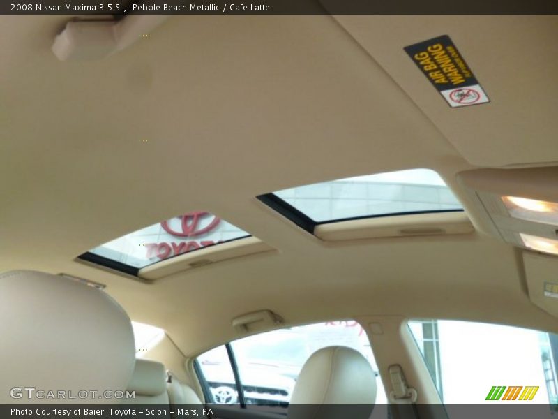 Pebble Beach Metallic / Cafe Latte 2008 Nissan Maxima 3.5 SL