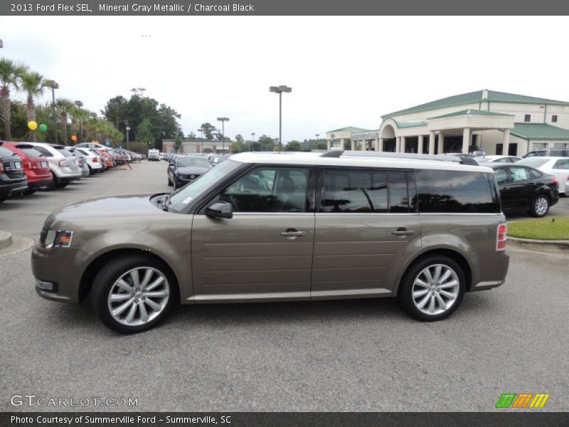 Mineral Gray Metallic / Charcoal Black 2013 Ford Flex SEL