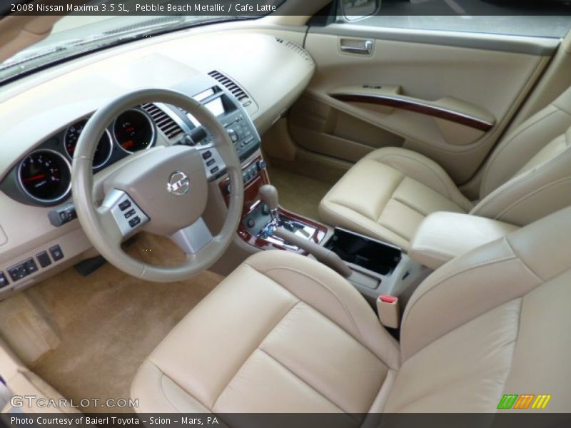 Pebble Beach Metallic / Cafe Latte 2008 Nissan Maxima 3.5 SL