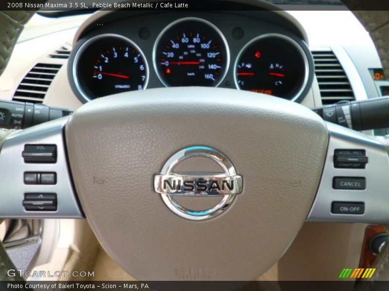 Pebble Beach Metallic / Cafe Latte 2008 Nissan Maxima 3.5 SL