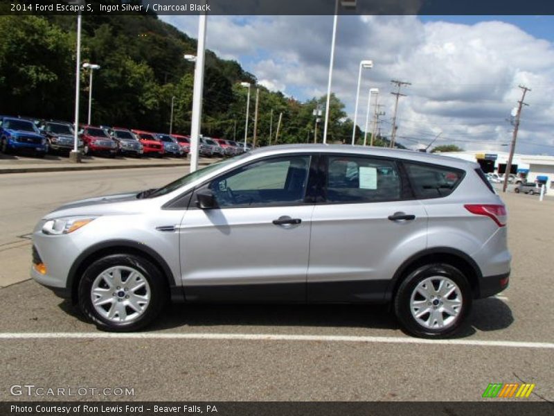 Ingot Silver / Charcoal Black 2014 Ford Escape S