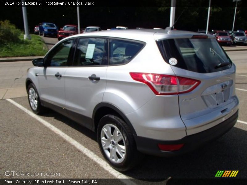 Ingot Silver / Charcoal Black 2014 Ford Escape S