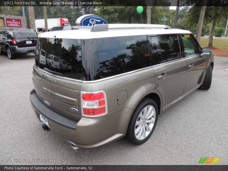 Mineral Gray Metallic / Charcoal Black 2013 Ford Flex SEL