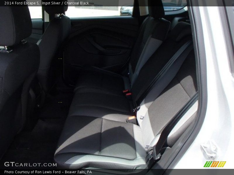 Ingot Silver / Charcoal Black 2014 Ford Escape S