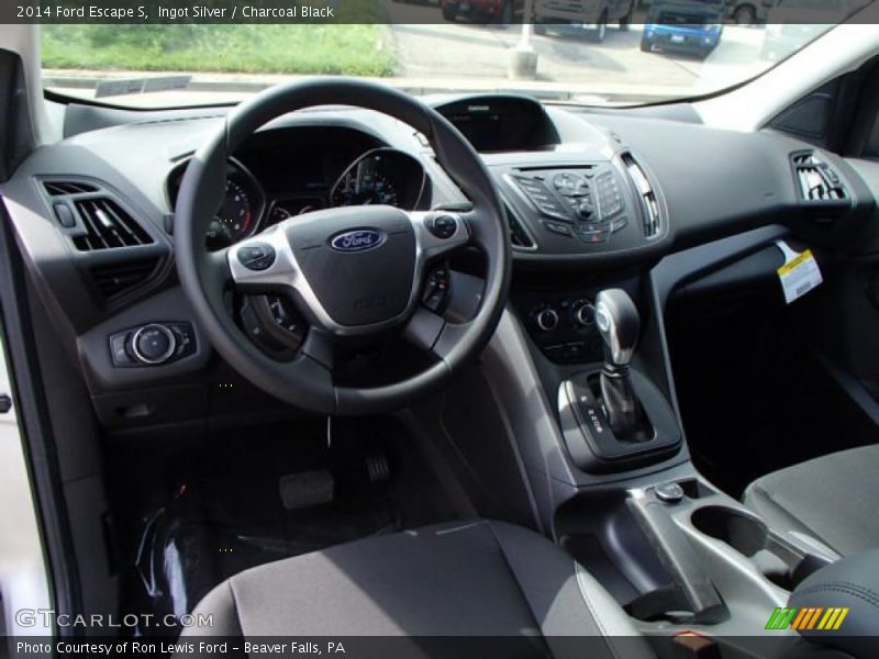 Ingot Silver / Charcoal Black 2014 Ford Escape S