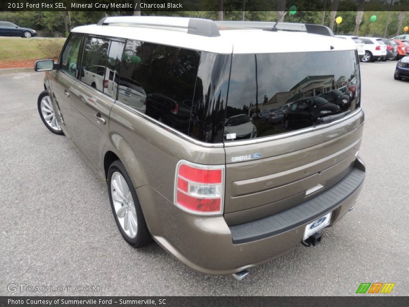 Mineral Gray Metallic / Charcoal Black 2013 Ford Flex SEL