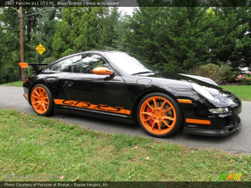 Black/Orange / Black w/Alcantara 2007 Porsche 911 GT3 RS