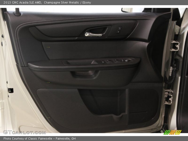 Champagne Silver Metallic / Ebony 2013 GMC Acadia SLE AWD