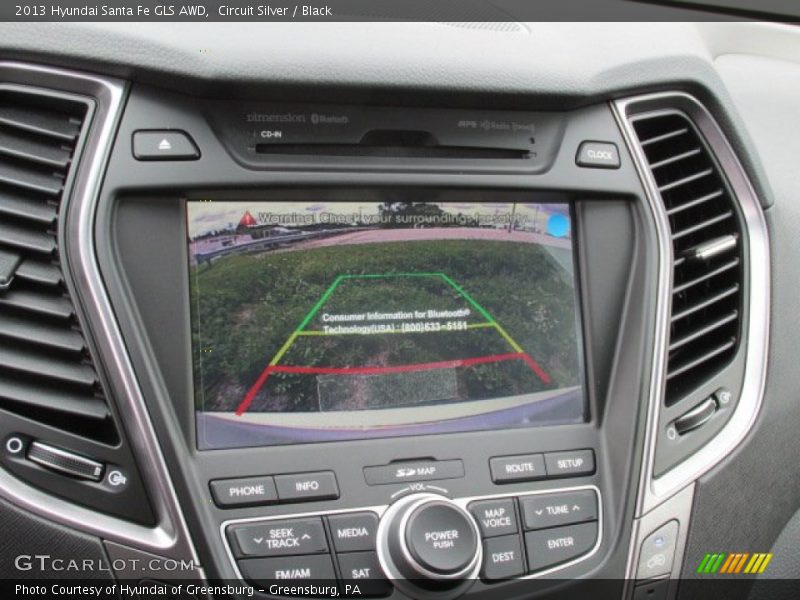 Controls of 2013 Santa Fe GLS AWD