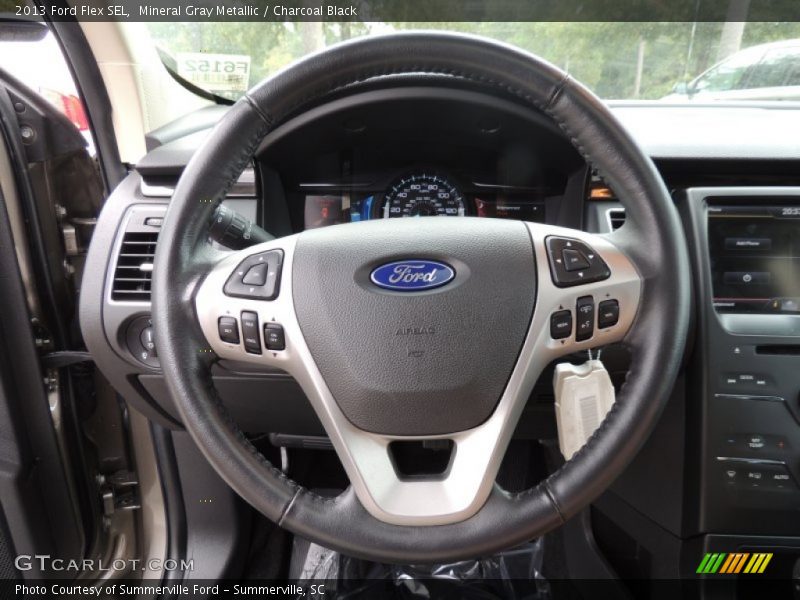 Mineral Gray Metallic / Charcoal Black 2013 Ford Flex SEL