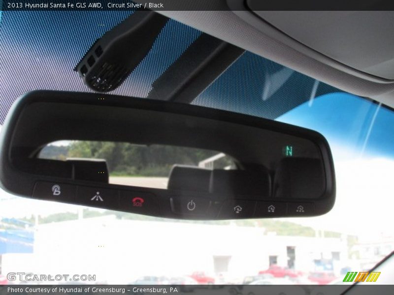 Circuit Silver / Black 2013 Hyundai Santa Fe GLS AWD