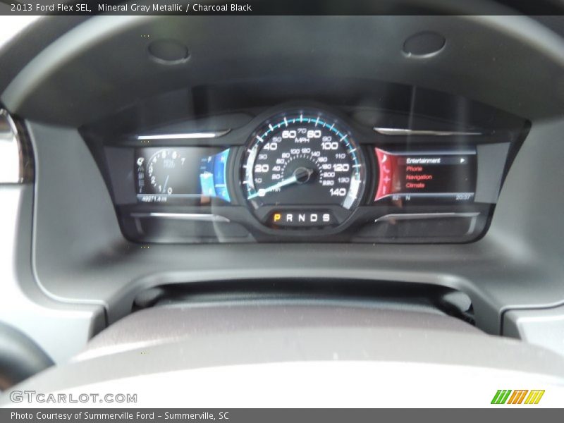 Mineral Gray Metallic / Charcoal Black 2013 Ford Flex SEL