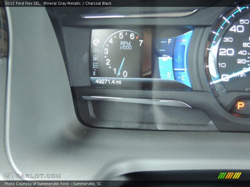 Mineral Gray Metallic / Charcoal Black 2013 Ford Flex SEL