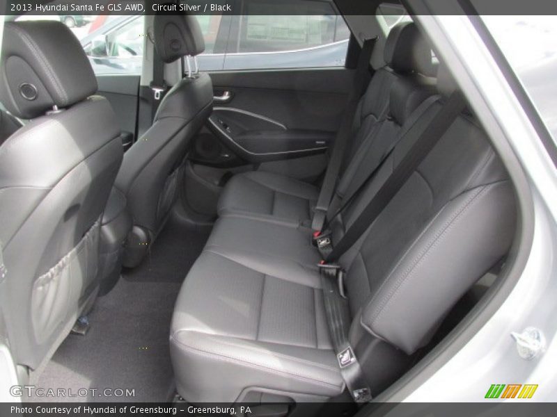 Rear Seat of 2013 Santa Fe GLS AWD