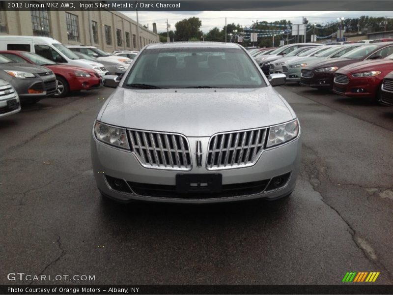 Ingot Silver Metallic / Dark Charcoal 2012 Lincoln MKZ AWD