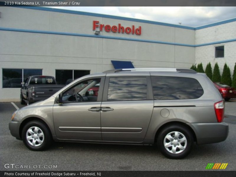 Titanium Silver / Gray 2010 Kia Sedona LX
