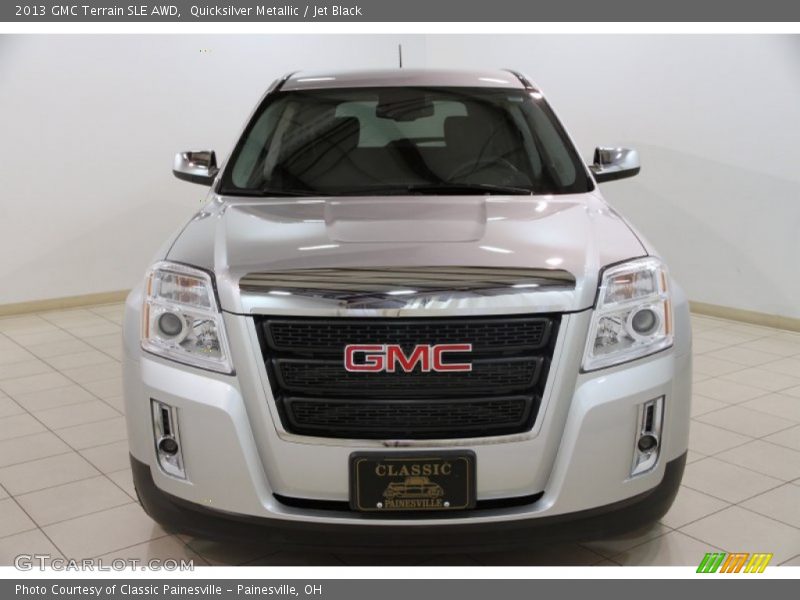 Quicksilver Metallic / Jet Black 2013 GMC Terrain SLE AWD