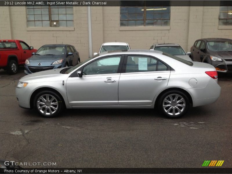 Ingot Silver Metallic / Dark Charcoal 2012 Lincoln MKZ AWD