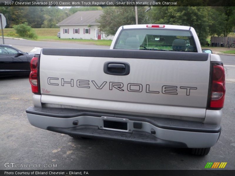 Silver Birch Metallic / Dark Charcoal 2007 Chevrolet Silverado 1500 Classic Work Truck Regular Cab