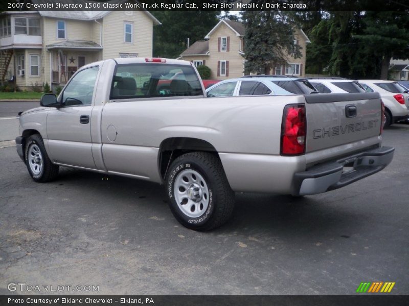 Silver Birch Metallic / Dark Charcoal 2007 Chevrolet Silverado 1500 Classic Work Truck Regular Cab