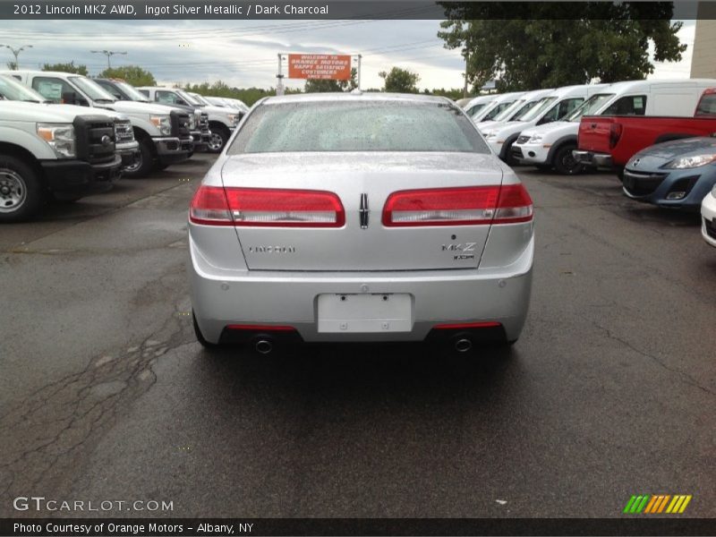 Ingot Silver Metallic / Dark Charcoal 2012 Lincoln MKZ AWD