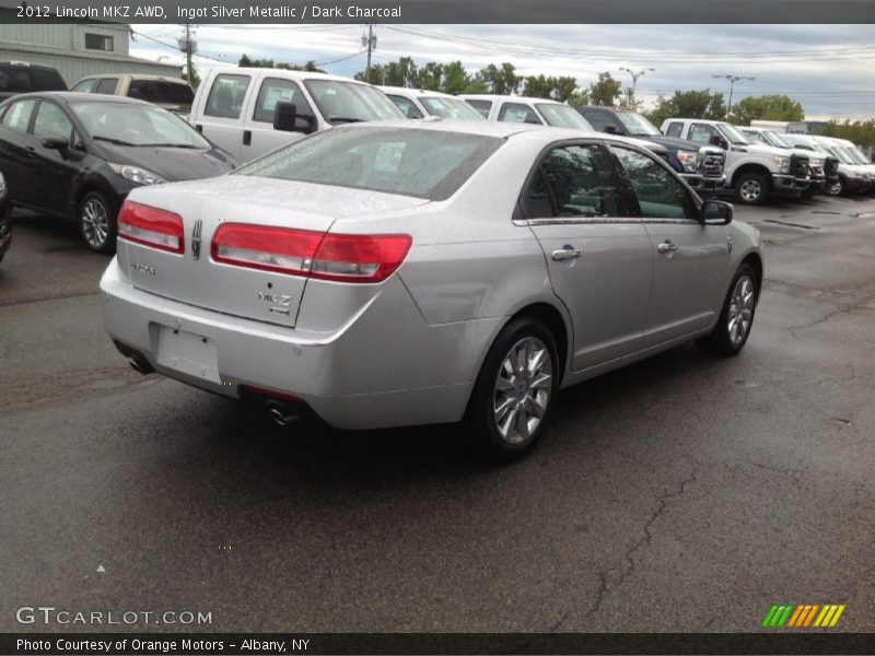 Ingot Silver Metallic / Dark Charcoal 2012 Lincoln MKZ AWD