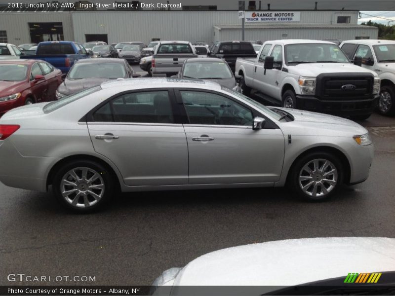 Ingot Silver Metallic / Dark Charcoal 2012 Lincoln MKZ AWD