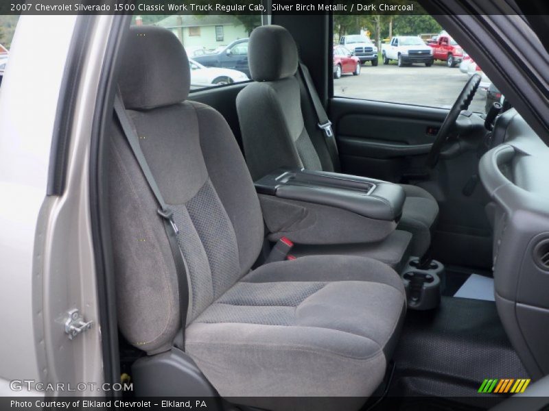 Silver Birch Metallic / Dark Charcoal 2007 Chevrolet Silverado 1500 Classic Work Truck Regular Cab