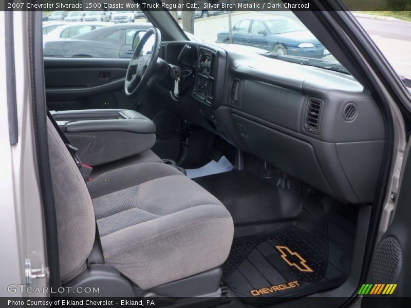 Silver Birch Metallic / Dark Charcoal 2007 Chevrolet Silverado 1500 Classic Work Truck Regular Cab