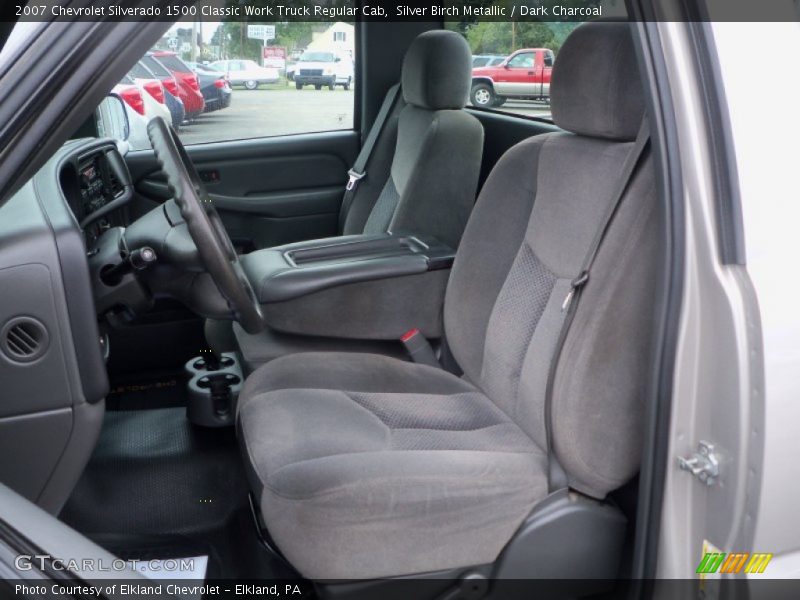 Silver Birch Metallic / Dark Charcoal 2007 Chevrolet Silverado 1500 Classic Work Truck Regular Cab
