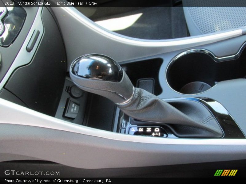 Pacific Blue Pearl / Gray 2013 Hyundai Sonata GLS