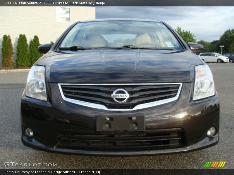 Espresso Black Metallic / Beige 2010 Nissan Sentra 2.0 SL