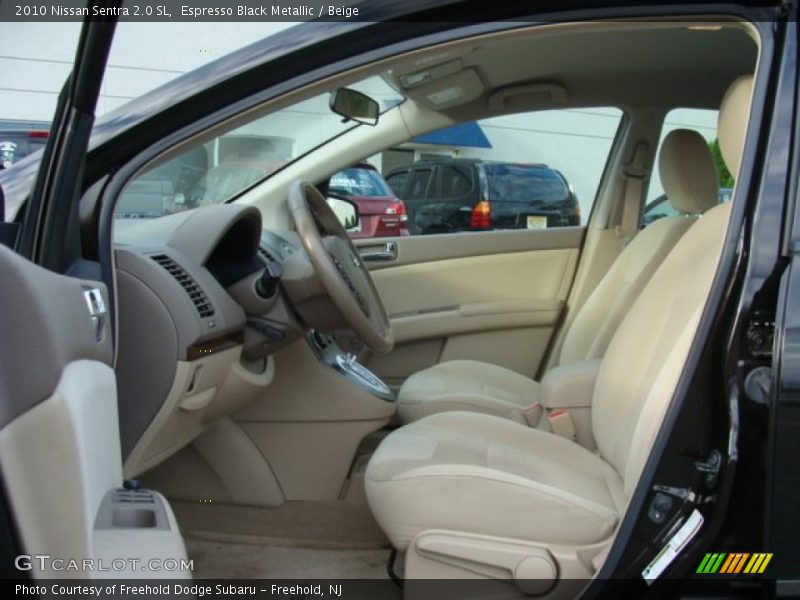 Espresso Black Metallic / Beige 2010 Nissan Sentra 2.0 SL