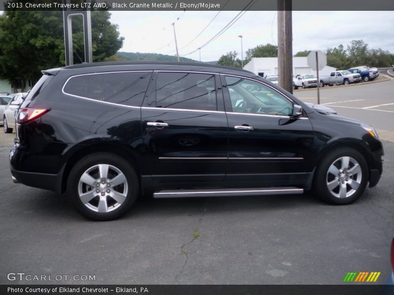 Black Granite Metallic / Ebony/Mojave 2013 Chevrolet Traverse LTZ AWD