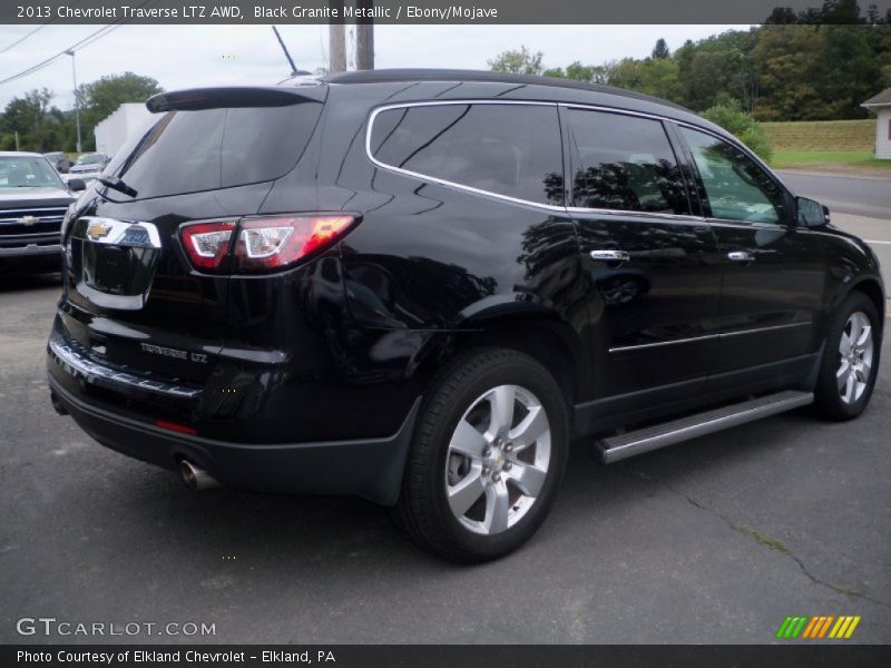 Black Granite Metallic / Ebony/Mojave 2013 Chevrolet Traverse LTZ AWD