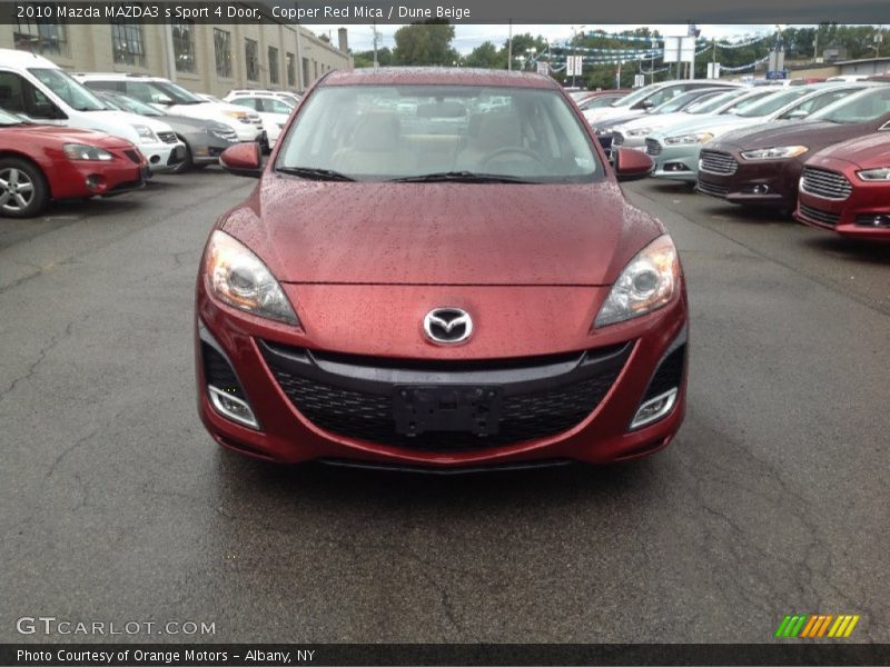 Copper Red Mica / Dune Beige 2010 Mazda MAZDA3 s Sport 4 Door