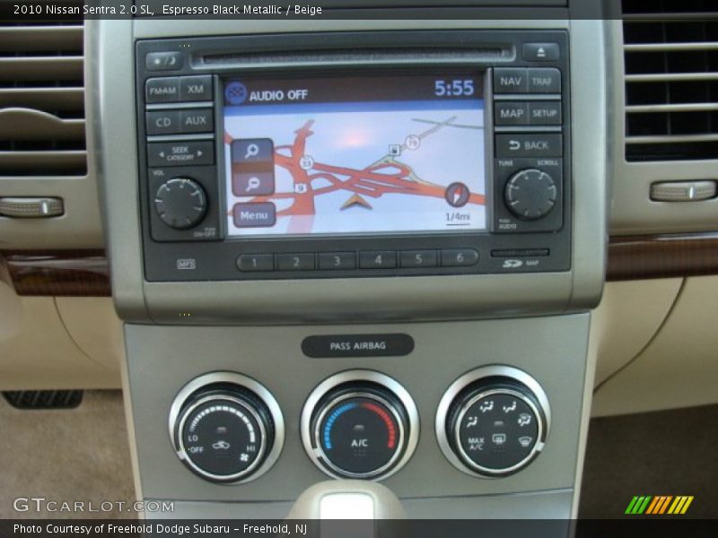 Espresso Black Metallic / Beige 2010 Nissan Sentra 2.0 SL