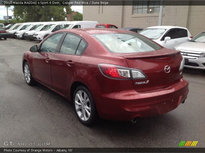 Copper Red Mica / Dune Beige 2010 Mazda MAZDA3 s Sport 4 Door