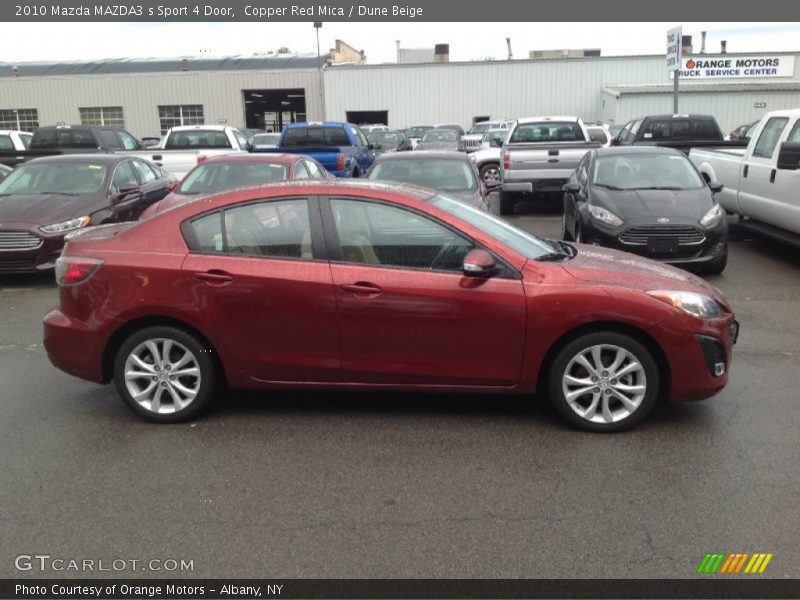 Copper Red Mica / Dune Beige 2010 Mazda MAZDA3 s Sport 4 Door